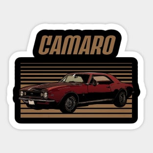 Chevrolet Camaro 1967 Awesome Automobile Sticker